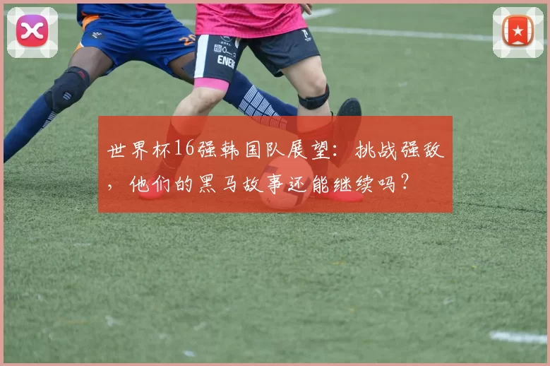 世界杯16强韩国队展望:挑战强敌,他们的黑马故事还能继续吗?