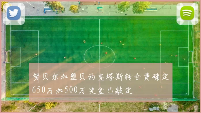 努贝尔加盟贝西克塔斯转会费确定650万加500万奖金已敲定