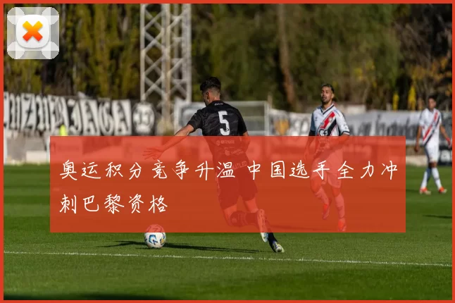 奥运积分竞争升温 中国选手全力冲刺巴黎资格